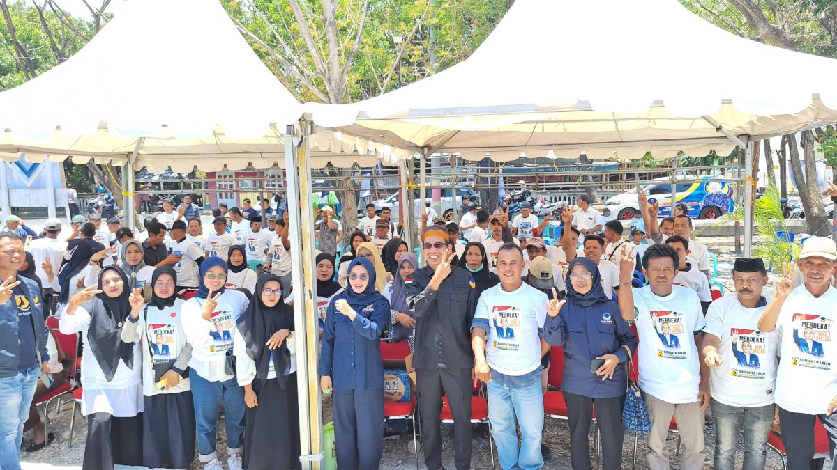 Tim Pemenangan Rudianto Lallo dan Salmawati Paris Resmi Dikukuhkan di Jeneponto