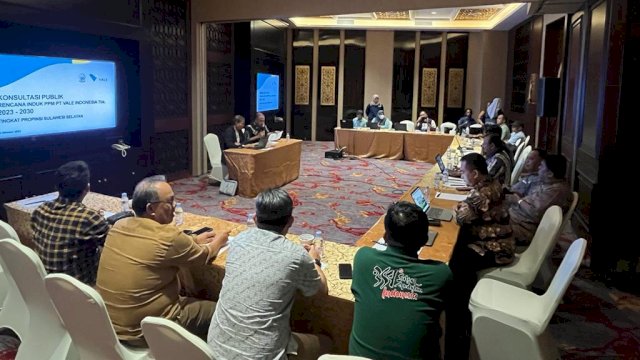 Pertemuan pembahasan RI PPM PT Vale bersama Pemprov Sulsel. Foto: Istimewa