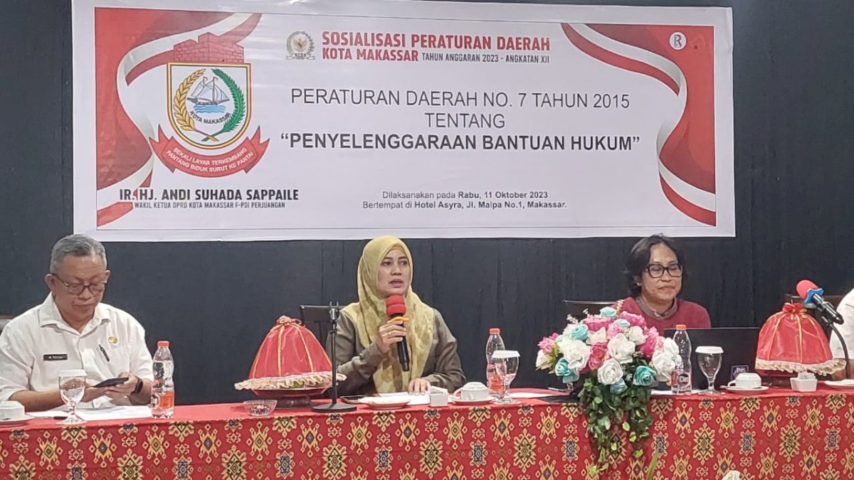 Andi Suhada Sappaile Ajak Warga Manfaatkan Perda Bantuan Hukum Secara Gratis