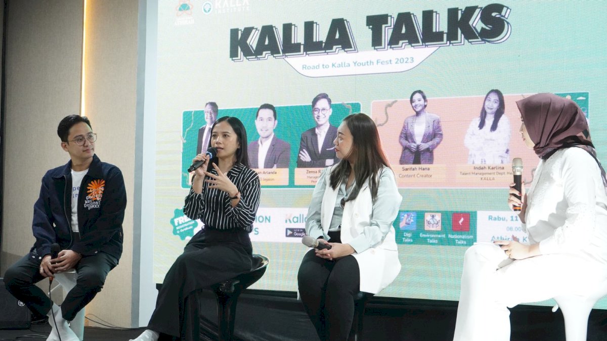 Kalla Talks Motivasi Peserta Agar Lebih Siap Memasuki Dunia Kerja dan Cinta Lingkungan