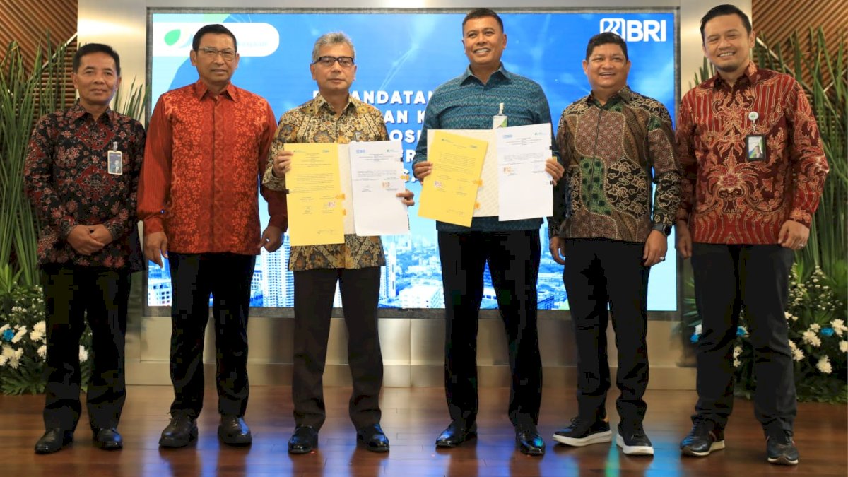 BRI dan BPJS Ketenagakerjaan Kolaborasi Layanan Single Bank Kustodian dan Perlindungan bagi Penerima KUR