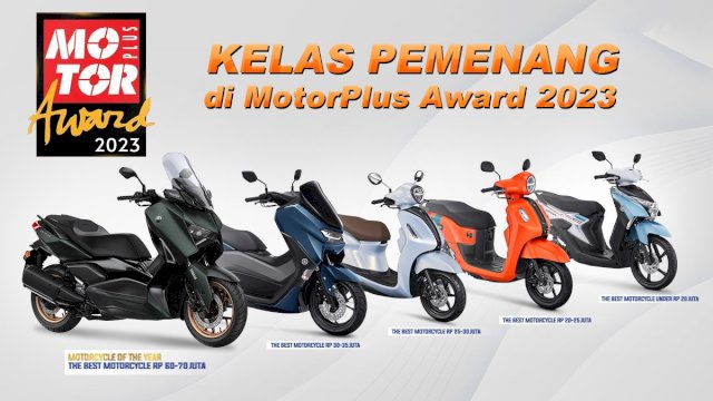 Yamaha raih enam penghargaan di Motor Plus Award 2023. Foto: Istimewa