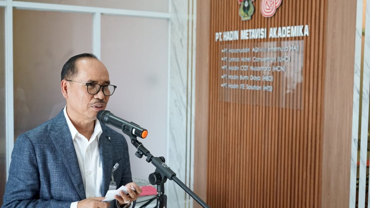 Rektor Unhas Prof Jamaluddin Resmikan Kantor Baru PT Hadin Metavisi Akademika