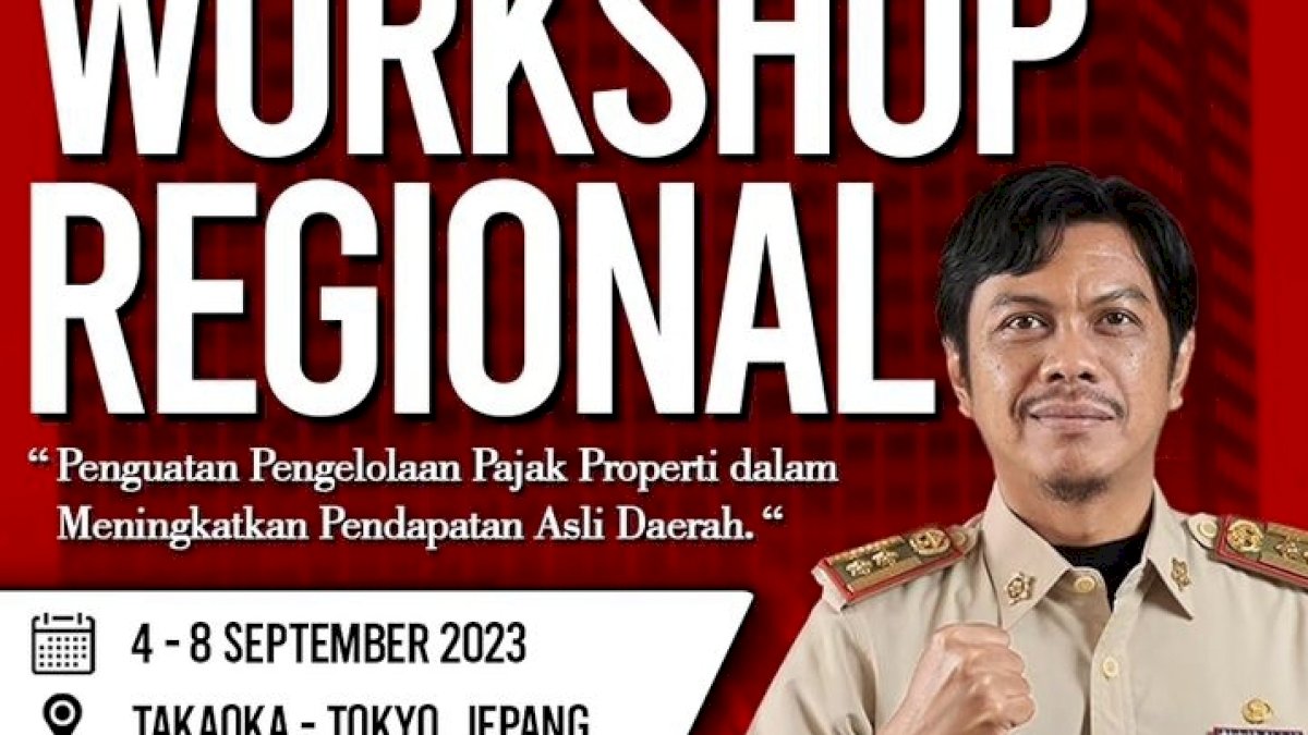 Kepala Bapenda Makassar Jadi Pemateri Kegiatan Workshop Regional di Jepang