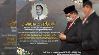 Ketua Senat UNM Dikebumikan di Parepare, Rektor UNM Ajak Civitas Akademika Kirimkan Do’a