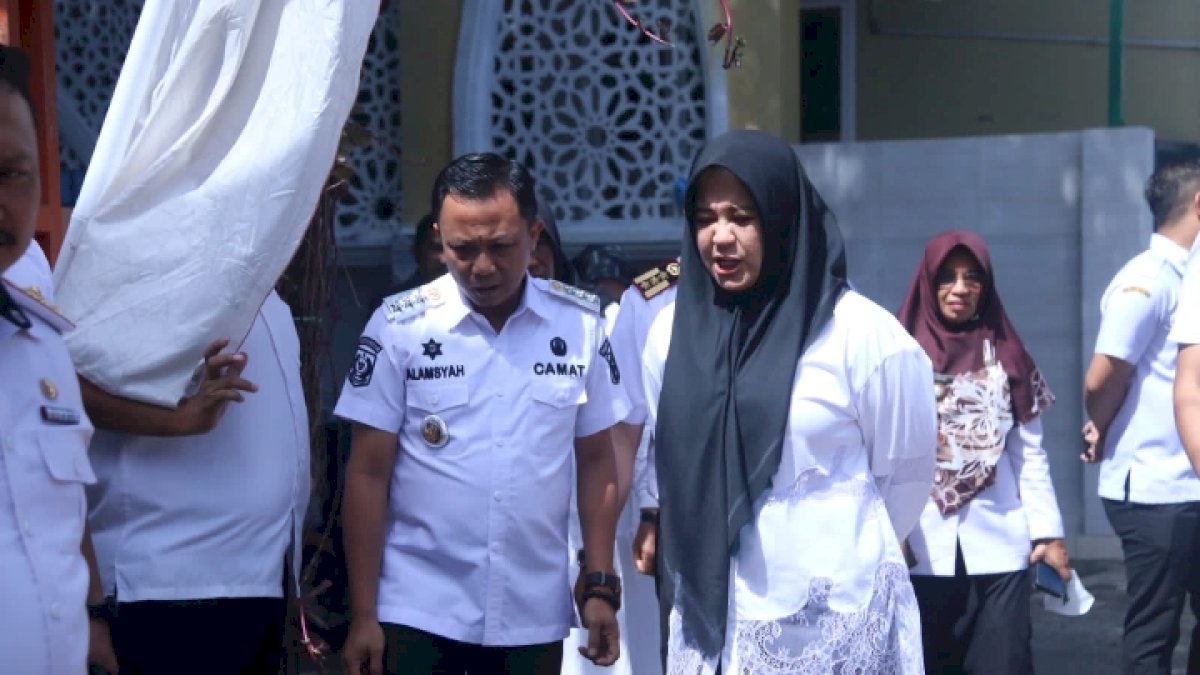 Camat Tallo Dampangi Wakil Walikota Fatmawati Rusdi Tinjau Langsung Kesiapan Lorong Wisata Taegu
