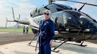Priska Paramita Adnan Viral Usai Bergaya Hedon Naik Helikopter, Ternyata Promosikan Produk Vanilla Hijab