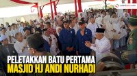 VIDEO: Wapres Ma’ruf Amin Letakkan Batu Pertama Pembangunan Masjid Hj Andi Nurhadi