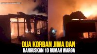 VIDEO: Kebakaran di Asrama Kodam XIV Hasanuddin Makassar Hanguskan 10 Rumah Warga