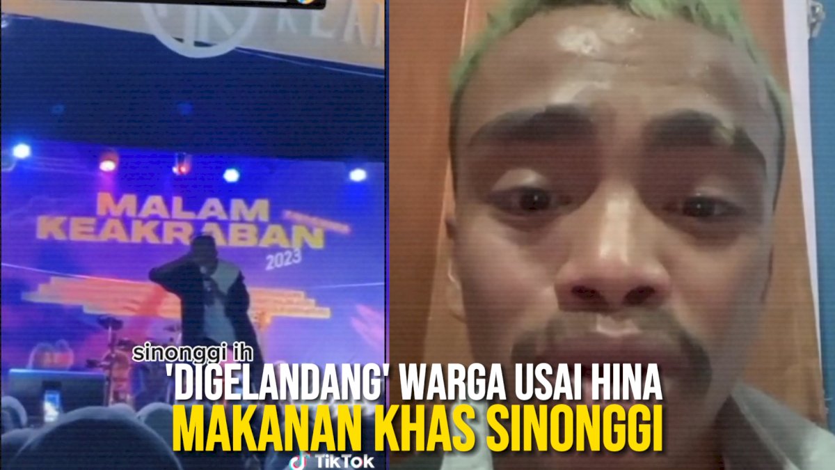 VIDEO: Creator Asal Kendari ‘Digelandang’ Warga Usai Hina Makanan Khas Sinonggi