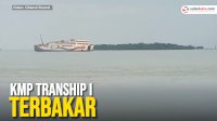 VIDEO: KMP Tranship I Terbakar, Penyebab Masih Misterius