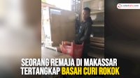 VIDEO: Seorang Remaja di Makassar Tertangkap Basah Curi Rokok