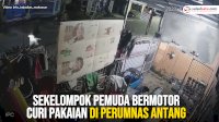 VIDEO: Sekelompok Pemuda Bermotor Curi Pakaian di Perumnas Antang Makassar