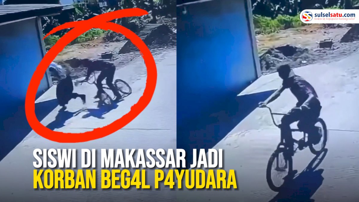 VIDEO: Siswi di Makassar Jadi Korban Begal Payudara saat Pulang Sekolah