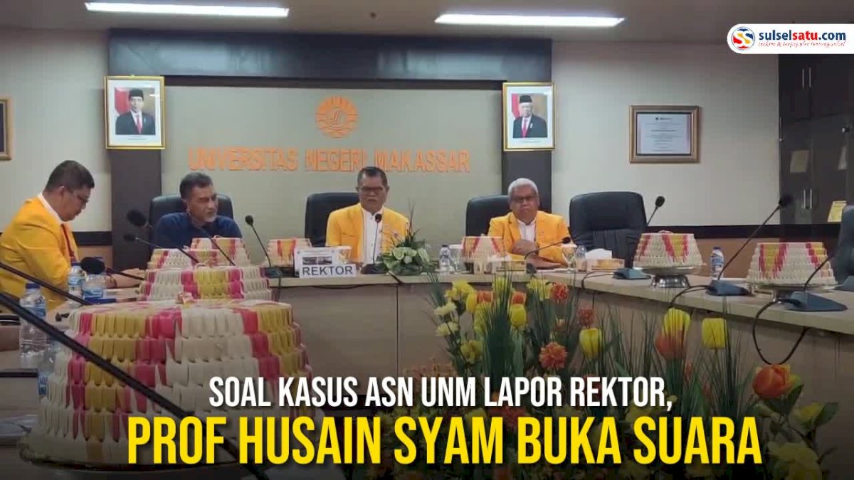 VIDEO: Soal Kasus ASN UNM Lapor Rektor, Prof Husain Syam: Dia Berhalusinasi