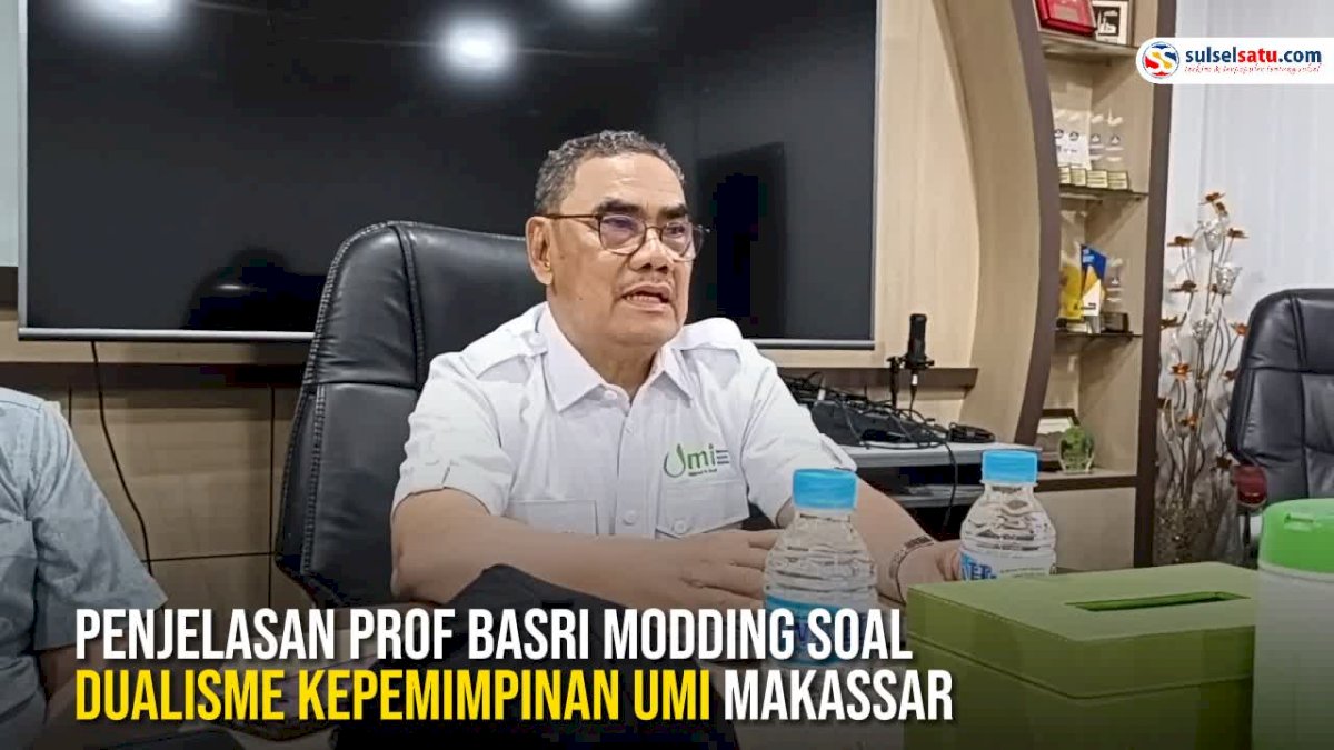 VIDEO: Penjelasan Prof Basri Modding Soal Dualisme Kepemimpinan UMI Makassar