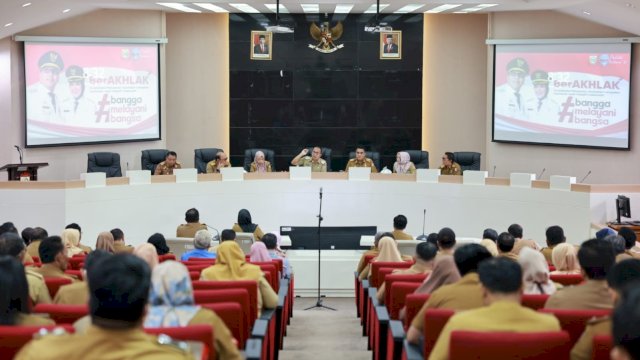 Rapat koordinasi Pemerintah Kota Makassar. Foto: Istimewa