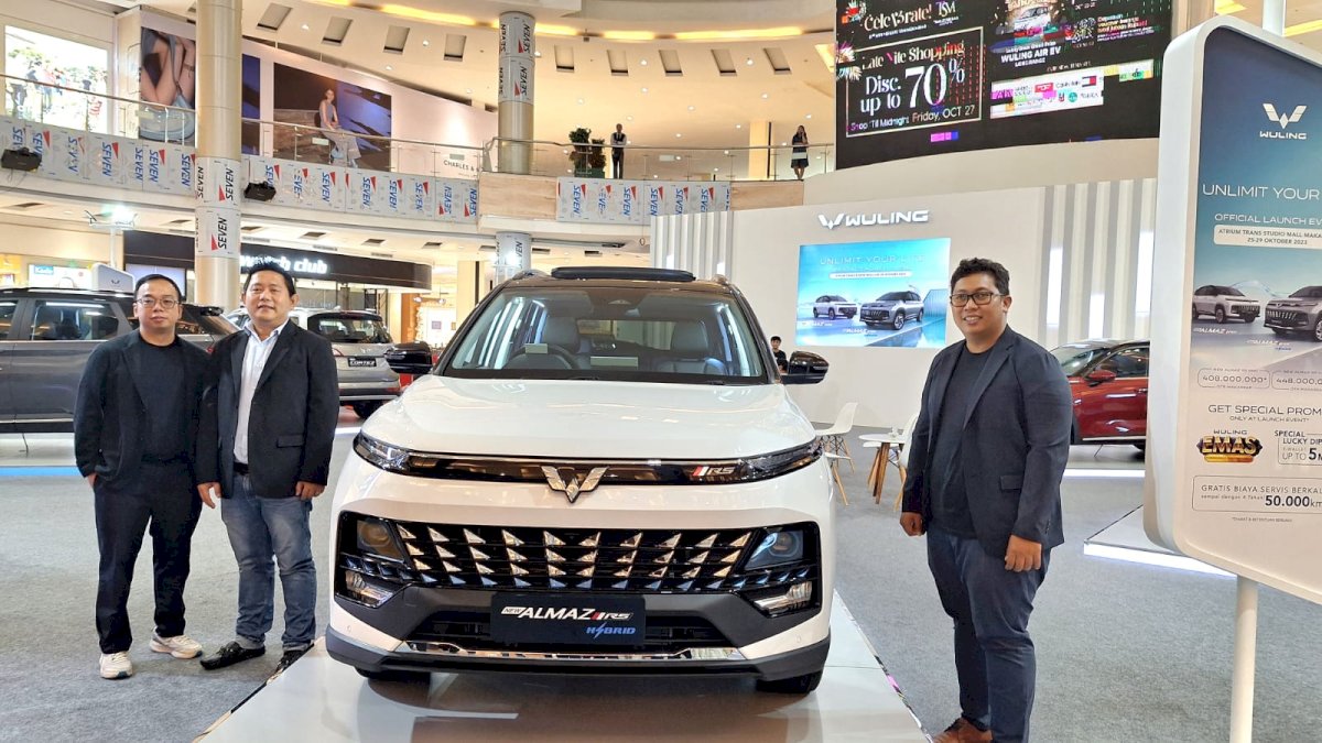 New Almaz RS Remi Hadir di Makassar, Medium SUV Terbaru Wuling dengan Teknologi Hybrid