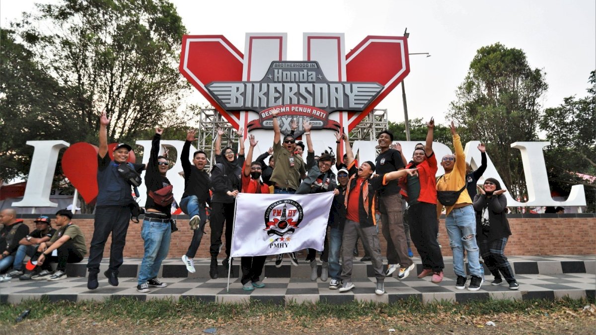 Solid dan Loyal, 34.377 Bikers Honda Bersatu di HBD 2023