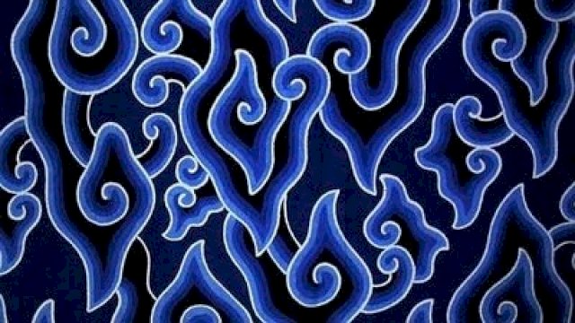 Batik Mega Mendung yang sudah dikenal dunia atau go internasional. Foto: Internet