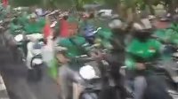 VIDEO: Ribuan Pengemudi Ojek Online di Makassar Gelar Konvoi Solidaritas untuk Palestina