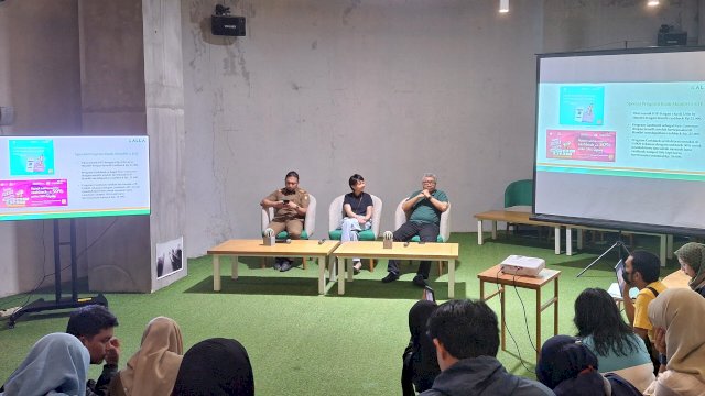 Press conference Kalla Youth Fest 2023 di Bikinbikin Creative Hub NIPAH Park. Foto: Sri Wahyu Diastuti/Sulselsatu.com