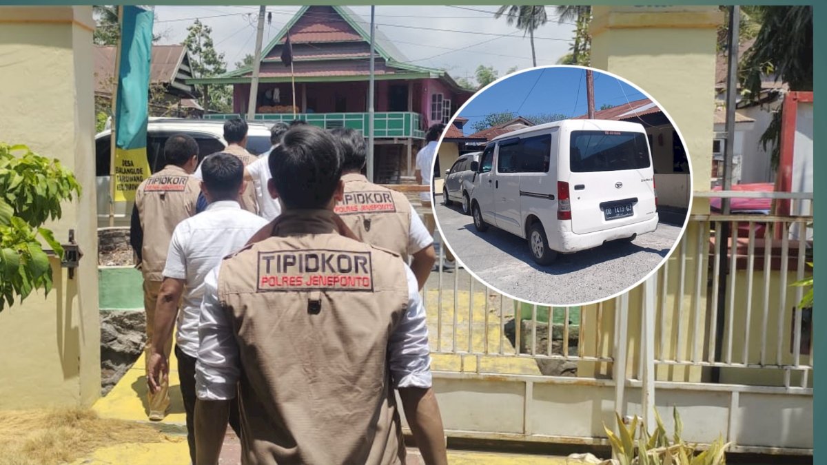 Tim Tipikor Polres Jeneponto ‘Geledah’ Kantor Desa Baltar, Ini Yang Diamankan