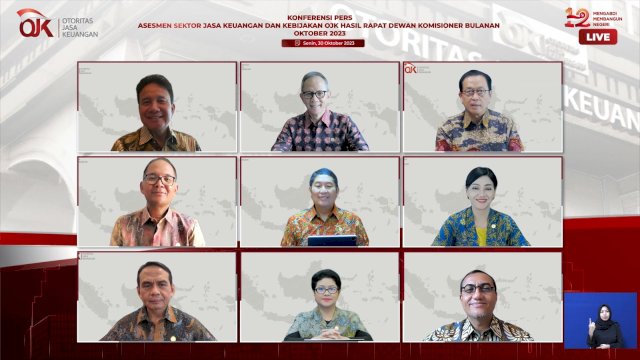 Siaran pers Otoritas Jasa Keuangan. Foto: Istimewa