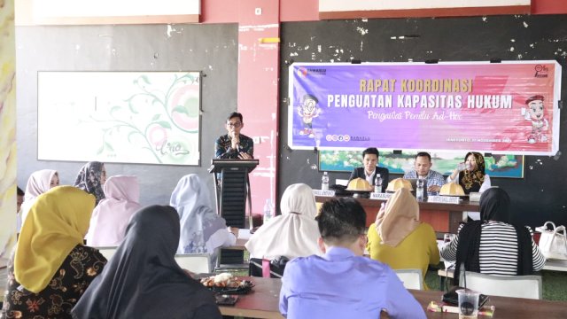 Bawaslu Jeneponto Gelar Rakor Dengan Pengawas had hoc (Dedi/sulselsatu)