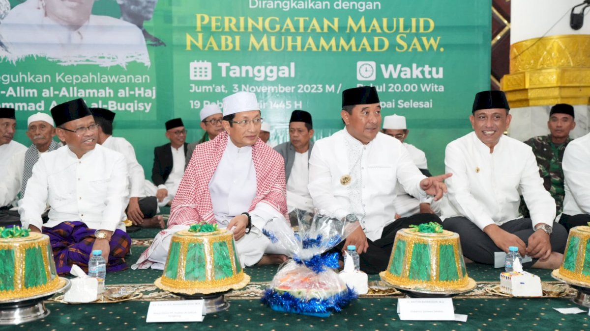 Hadiri Haul ke-73 Puang Aji Sade, Nasaruddin Umar Akui Bahtiar Baharuddin Komitmen dan Terpercaya