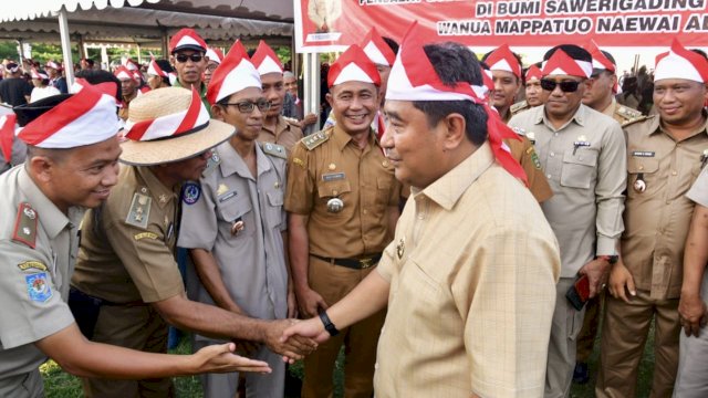 Bahtiar hadiri deklarasi Pemilu damai di Kota Palopo. Ist