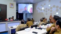 Persiapkan Peringatan HJG Ke-703, Bupati Gowa Pimpin Coffee Morning dari Singapura