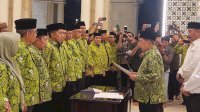 Jusuf Kalla Lantik Mantan Pangdam Hasanuddin Andi Muhammad Sebagai Ketua DMI Sulsel