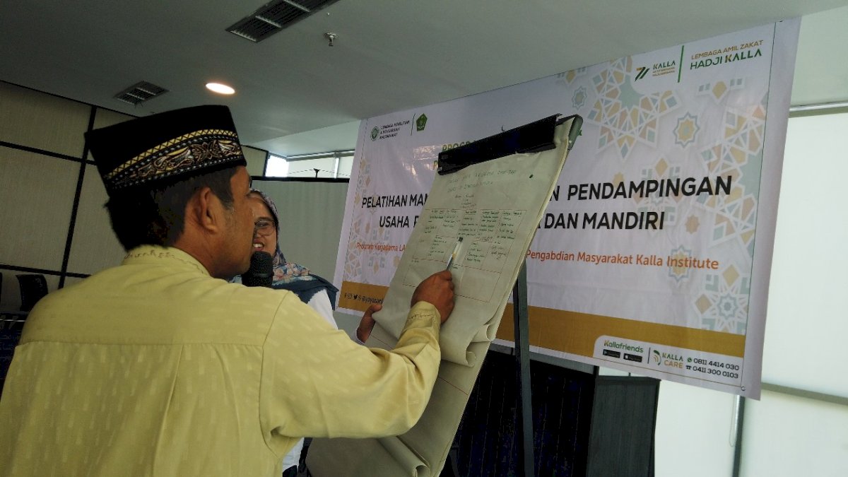 LAZ Hadji Kalla dan LPPM Kalla Institute Bantu Kemandirian Ekonomi Pesantren Lewat Pelatihan Usaha