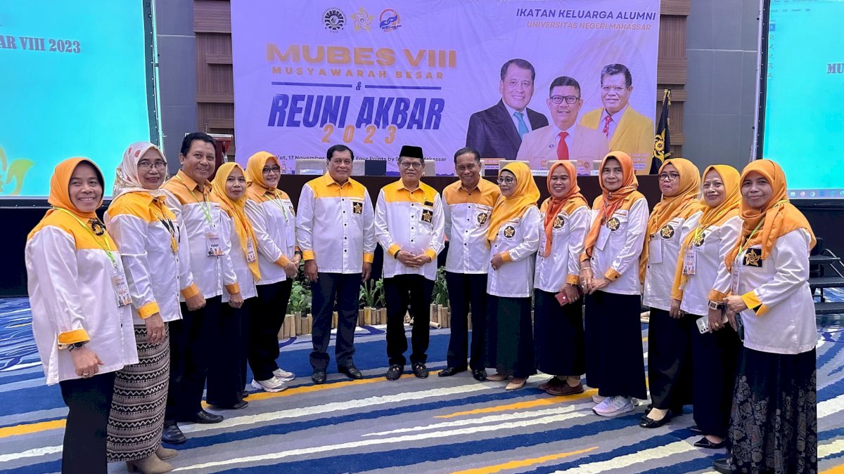 Nurdin Halid Kembali Terpilih Pimpin IKA UNM Periode 2023-2028