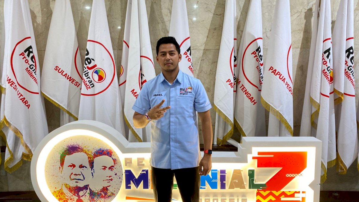 Relawan MillenialZ RPGM Sulsel Siap Kawal Kemenangan Prabowo-Gibran Satu Putaran