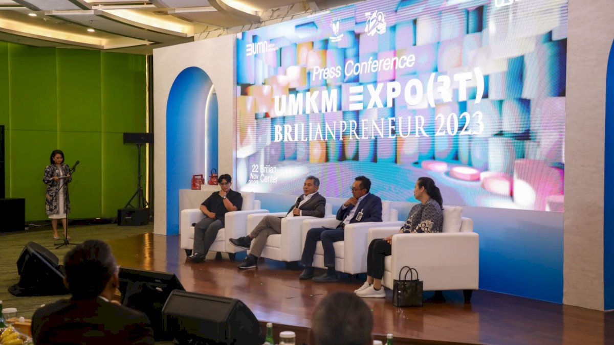 Dorong Pelaku Usaha Indonesia Go Global, BRI Kembali Suguhkan UMKM EXPO(RT) BRILIANPRENEUR 2023