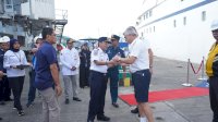 SPJM Sambut Kapal Pesiar Star Breeze di Pelabuhan Makassar