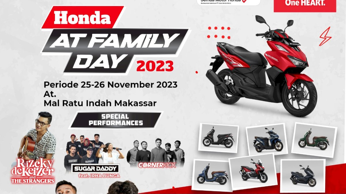 Asmo Sulsel Gelar Honda AT Family Day 2023 di MaRI Makassar, Ada Promo dan Kegiatan Menarik