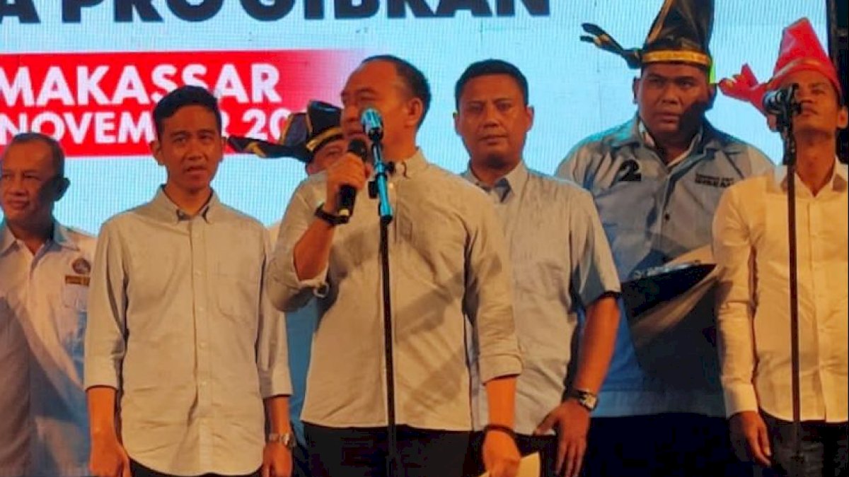 Didik Mukrianto Pimpin Relawan Taruna Pro Gibran Deklarasi Dukung Prabowo-Gibran