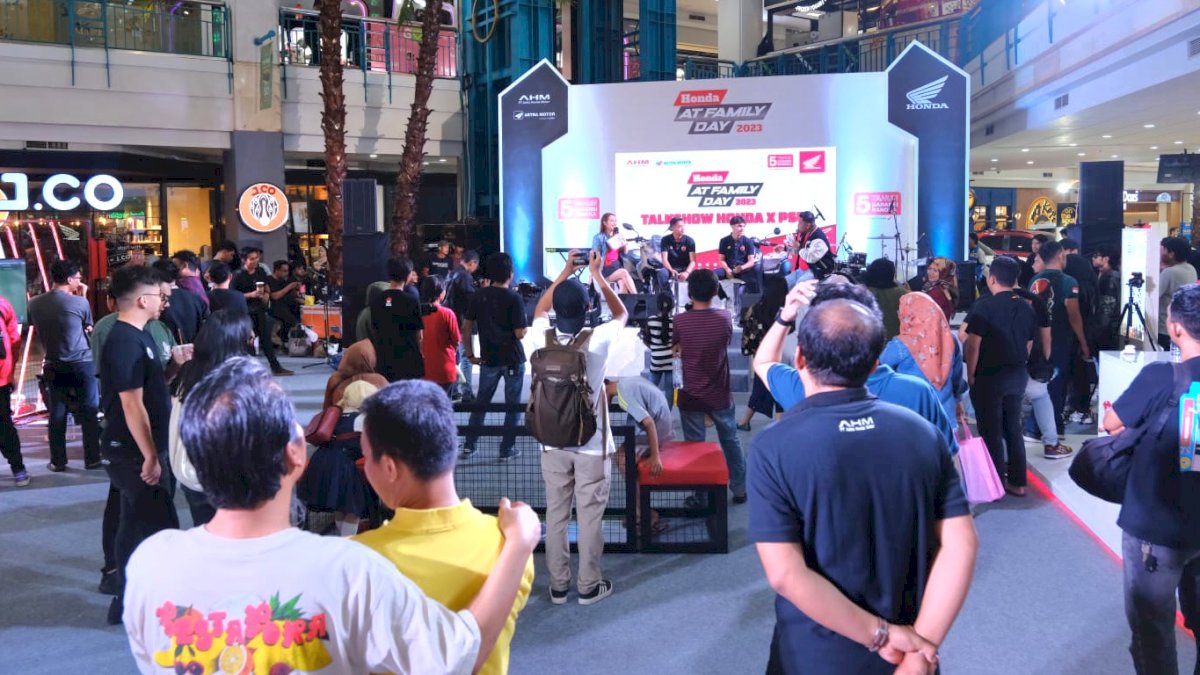 Asmo Sulsel Perkenalkan Warna Baru ADV 160 dan New Scoopy di Honda AT Family Day