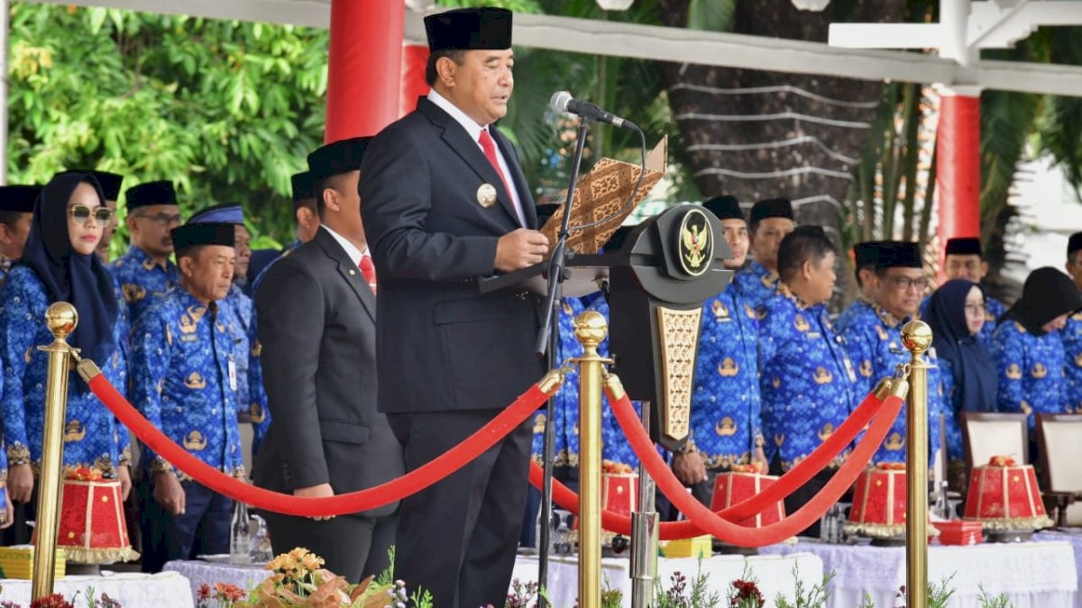 Pesan Bahtiar Saat HUT Korpri: Ngurus Provinsi Ini Tidak Boleh di Urip Sumoharjo Saja