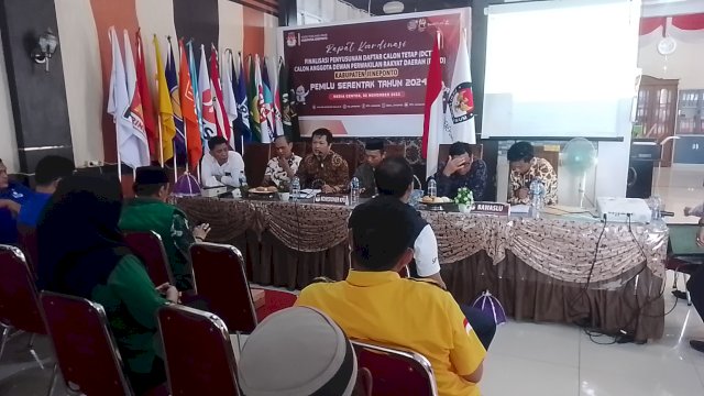 KPU Jeneponto Gelar Rakor Dengan Parpol Jelang Penetapan DCT (Dedi/Sulselsatu)