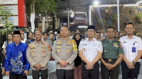 Silaturahmi Kapolrestabes di Kecamatan Bontoala Dirangkai Penandatanganan Deklarasi Pemilu Damai