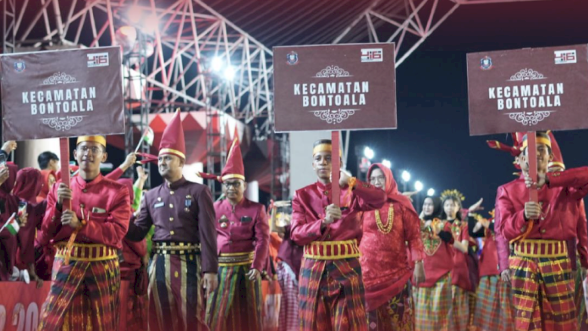 HUT Kota Makassar Ke-416, Kecamatan Bontoala Ikut Meriahkan Karnaval Budaya