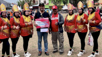 Kecamatan Bontoala Raih Juara dalam Lomba Senam yang Digelar Kormi Kota Makassar