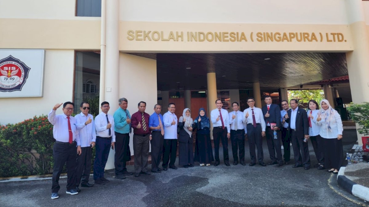 Dewan Pendidikan Makassar Kunjungi Sekolah Indonesia di Singapura