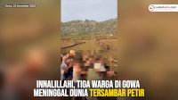 VIDEO: Innalillahi, Tiga Warga di Gowa Meninggal Dunia Tersambar Petir