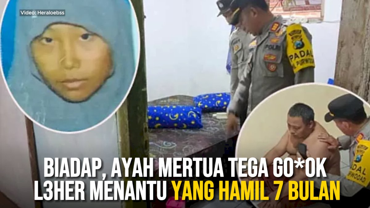 VIDEO: Biadap! Ayah Mertua Tega Gorok Leher Menantu yang Hamil 7 Bulan