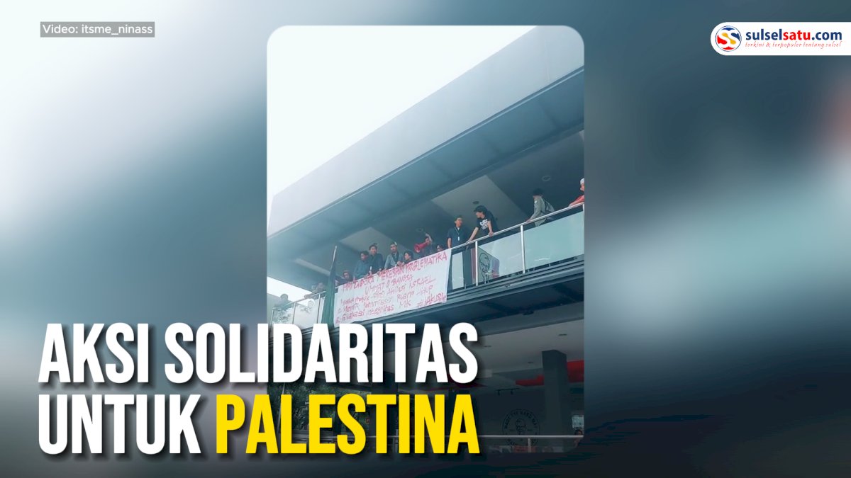 VIDEO: Aksi Solidaritas untuk Palestina, Massa Demo di Gerai KFC Makassar